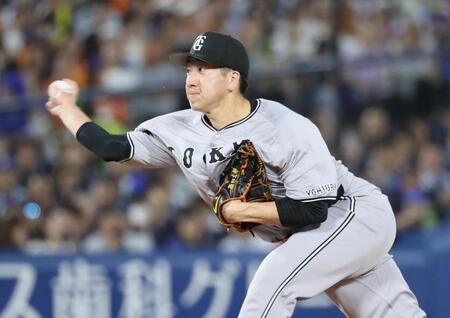 　８回に登板した大勢