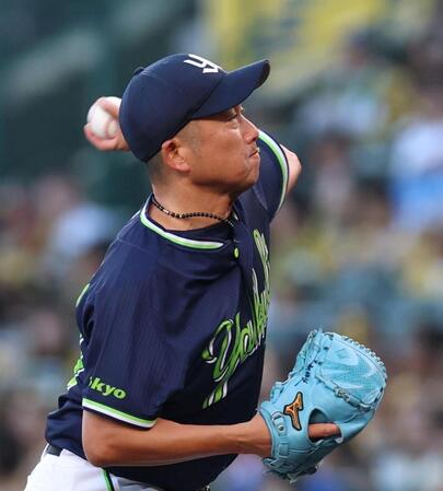  先発し力投する石川（撮影・北村雅宏）