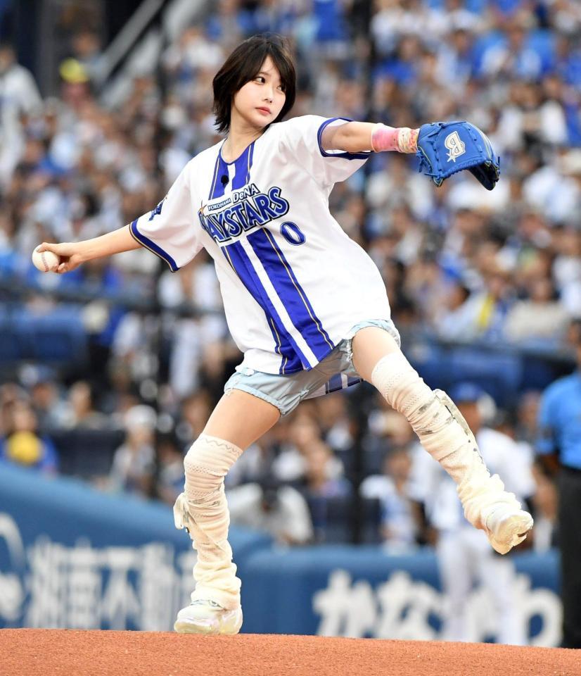 確信に変わった！」あのちゃん始球式に称賛の声 マウンド通り過ぎる