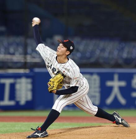 　９回から登板した鈴木泰成（撮影・佐々木彰尚）