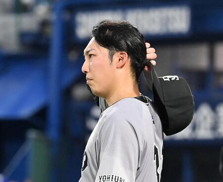 　３回を投げ終えた赤星