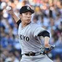 　ＤｅＮＡ打線に立ち向かう赤星（撮影・佐藤厚）