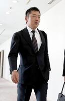 　オーナー会議に臨む広島・松田一宏オーナー代行（撮影・金田祐二）