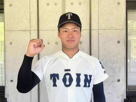 ３回を無失点に抑えた大阪桐蔭・中野