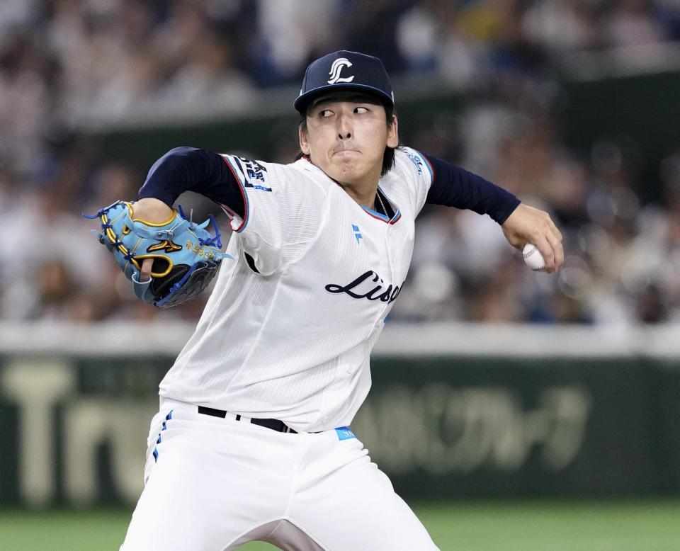 　７回２失点と好投した隅田＝東京ドーム