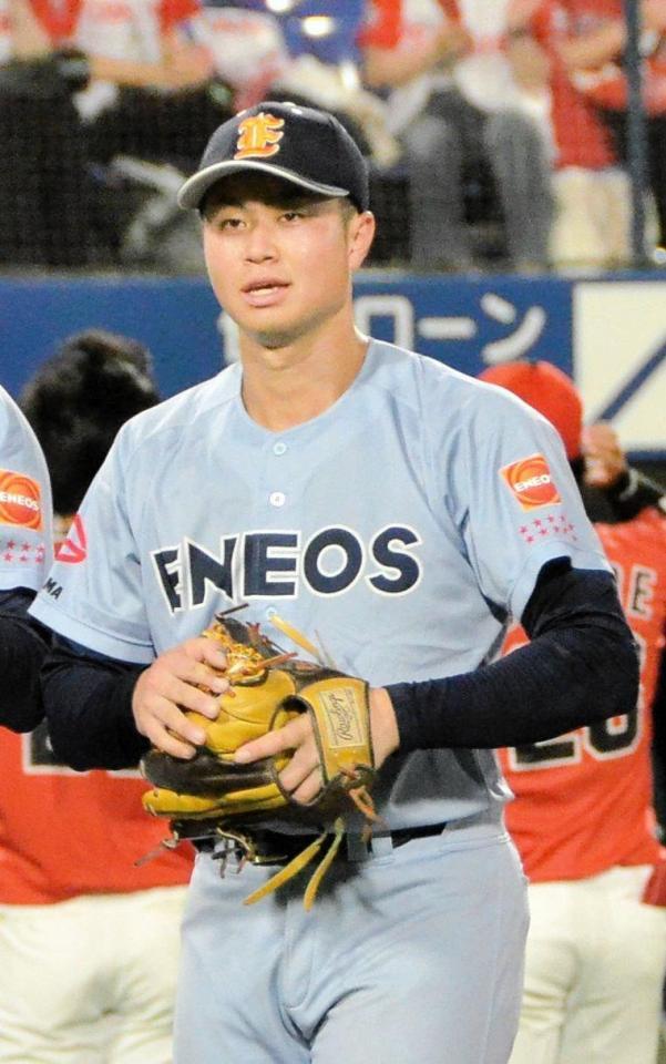 　都市対抗出場を決めたＥＮＥＯＳの村上