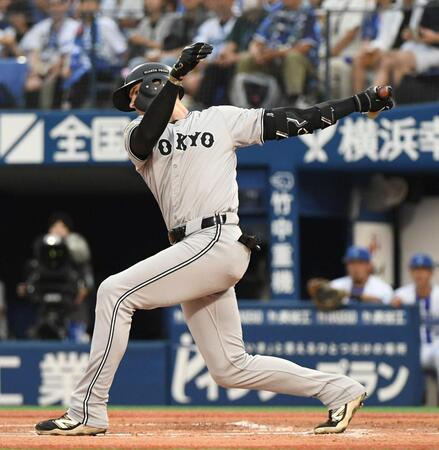 　ＤｅＮＡ戦の１回、フルプは空振り三振に倒れる＝１２日