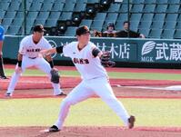 　２軍戦に登板した戸郷