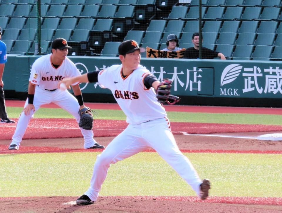 　２軍戦に登板した戸郷