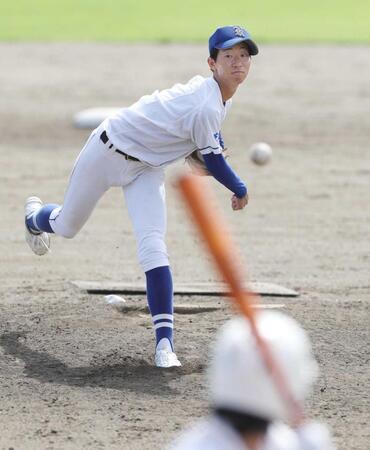 水戸の怪腕に阪神スカウト熱視線!水戸啓明の最速146キロ右腕・中山が1回0封「良い緊張感が味わえた」