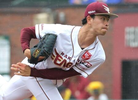 楽天先発・古謝が負傷交代　打球が右足に直撃するアクシデント