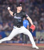 　オリックス相手に７回無失点の好投を見せた先発・種市（撮影・開出牧）