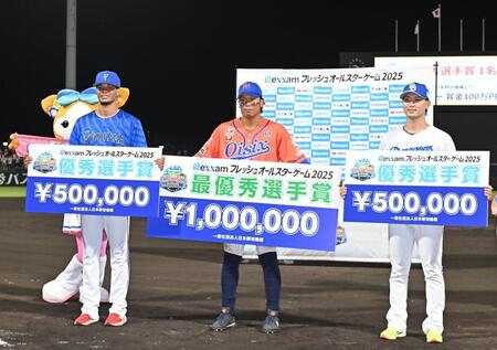 オイシックス・知念がフレッシュ球宴MVP「プロでもない選手なんですけど、熱い声援をもらってうれしい」