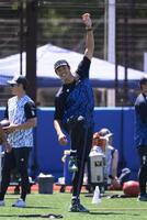 　２軍に合流した藤浪（撮影・堀内翔）