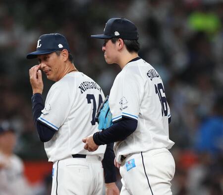 西武・隅田　３回１／３を４失点ＫＯ　西口監督「最近はイニングで複数失点をしている」