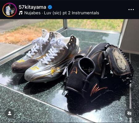 　北山のインスタグラム（５７ｋｉｔａｙａｍａ）より