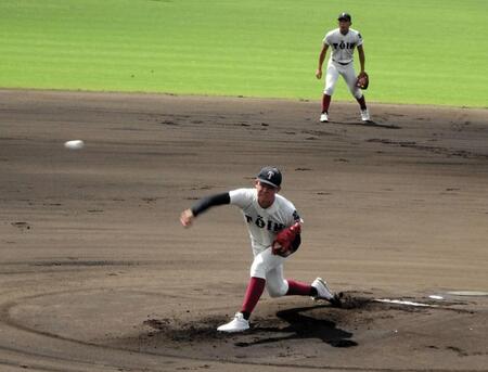 　完封で準決勝進出に導いた大阪桐蔭・森陽樹