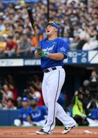 　ホームランダービーに登場した牧（撮影・堀内翔）