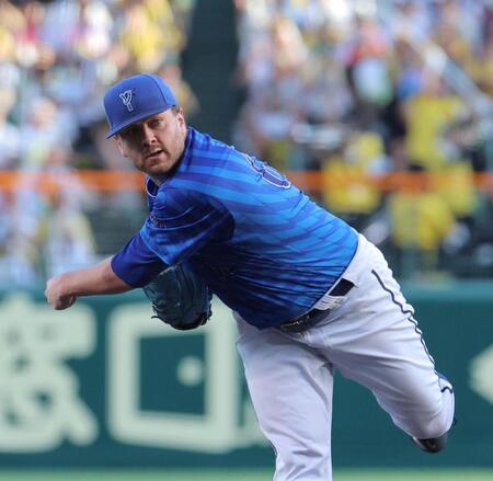 　先発し力投するケイ（撮影・北村雅宏）