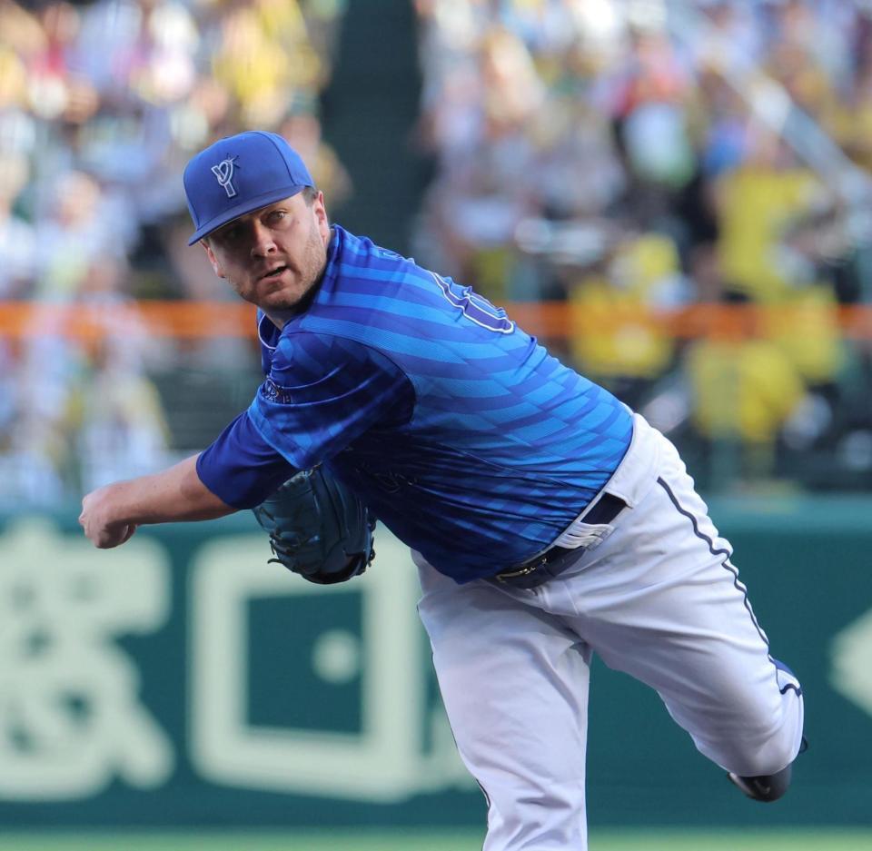 　先発し力投するケイ（撮影・北村雅宏）