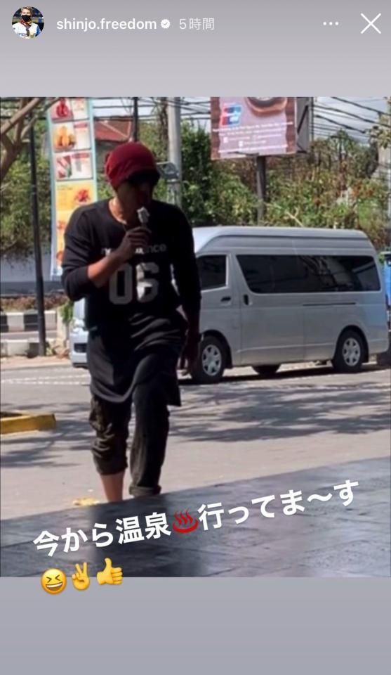　新庄監督インスタグラム（ｓｈｉｎｊｏ．ｆｒｅｅｄｏｍ）ストーリーズより