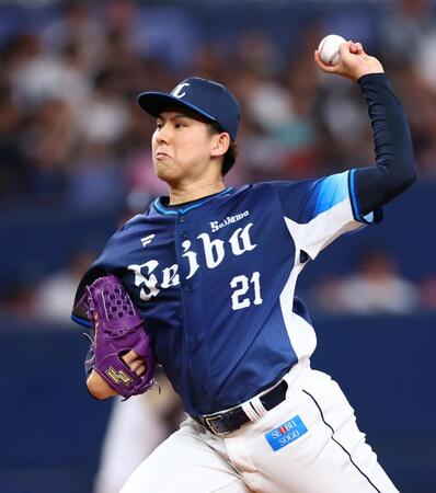 　先発し力投する武内（撮影・山口登）