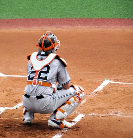 　先発した田中将とバッテリーを組んだ小林