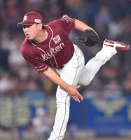 　８回から登板し１イニングを無失点に抑えた藤平（撮影・開出牧）