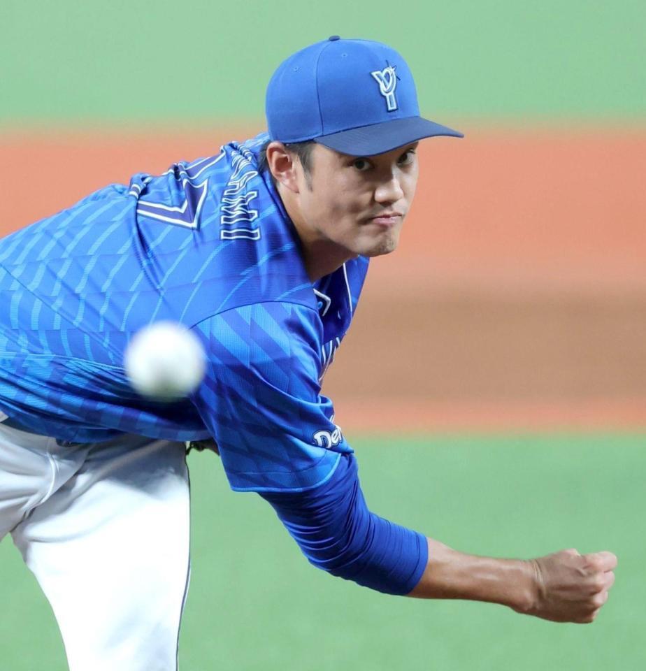 　イースタン・西武戦に登板し力投する藤浪（撮影・西岡正）