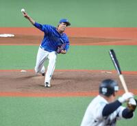 　イースタン・西武戦に登板し力投する藤浪（撮影・西岡正）