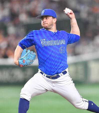 　力投するケイ（撮影・開出牧）