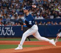 　初回、力投するバーエイゲン（撮影・石湯恒介）