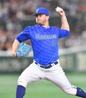 　力投するケイ（撮影・開出牧）