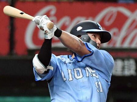 西武・西川　サイクルならずもプロ初６安打「いい形」納得７号ソロ