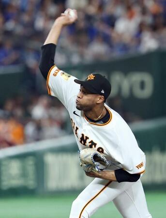 　９回表に登板したマルティネス