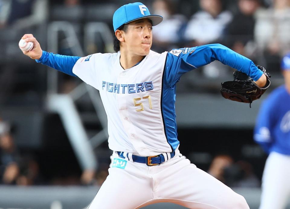 新庄プロデュース ユニフォーム　北山亘基 57 新庄監督デザインユニフォームグッズ ベア（北山 亘基 ＃57）