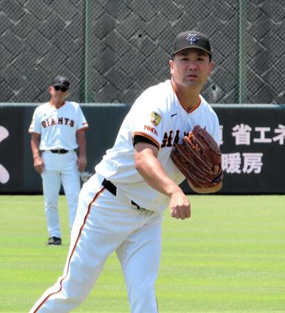 　ヤクルト戦登板へ向けて調整する田中将