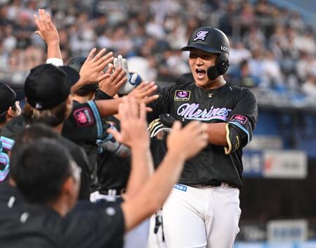 ロッテが２連勝　昇格即スタメンの山口が１号３ラン＆適時打で４打点　種市は８回途中３失点で４勝目、益田は通算１４８セーブ