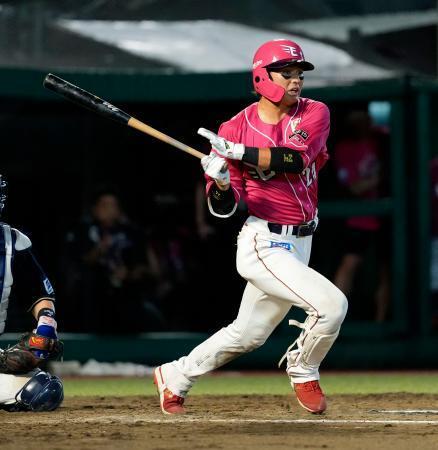 楽１-０オ（５日）　黒川がサヨナラ打