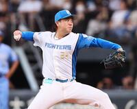 　８回から登板した金村（撮影・中島達哉）