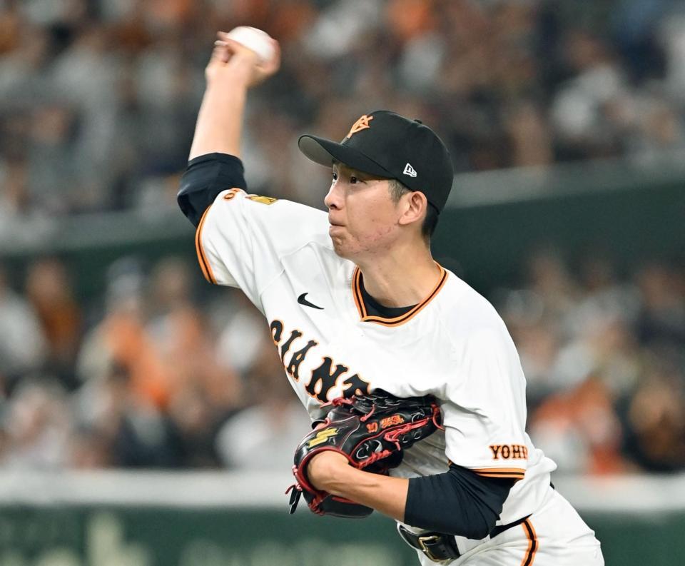 　ヤクルト戦に先発した戸郷