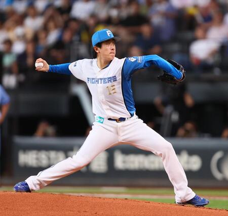 　２回、力投する北山（撮影・中島達哉）