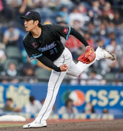 　ソフトバンク戦に先発した石川柊