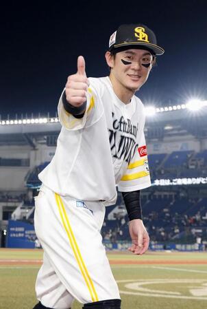 ソフトバンク　爆勝堅首！先発全員１７安打１２得点　牧原大３安打５打点「うれしいけど、疲れた」