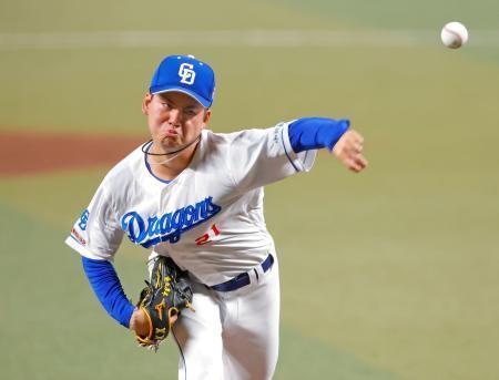 中８-３神（７日）　中日の金丸がプロ初勝利