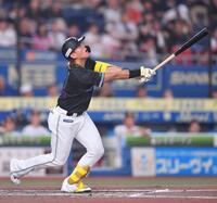 　２回、二飛に倒れた山本（撮影・開出牧）