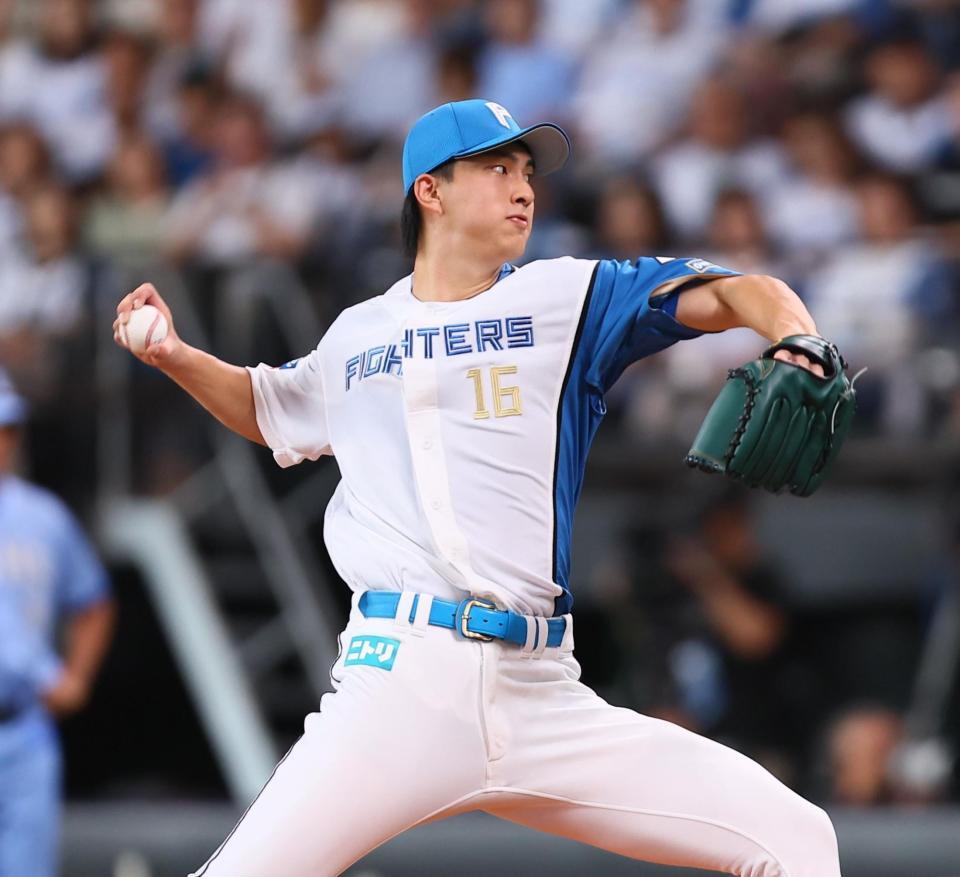 　２回、力投する達（撮影・中島達哉）