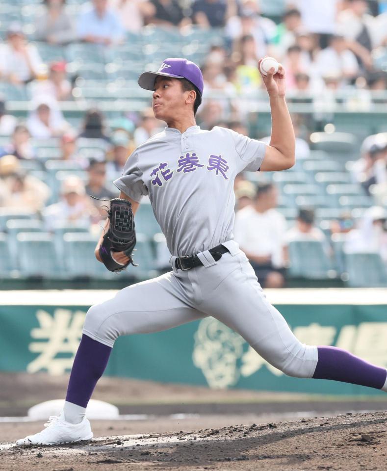 花巻東がセンバツ準V校を撃破、23年以来の夏甲子園勝利 背番号17