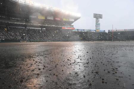 光った“神整備”に選手も驚き「これが阪神園芸さんかと」　豪雨で１時間７分中断もなんの