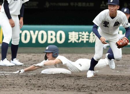 新庄先輩に来てほしか～　西短３季連続初戦突破　１番中堅・奥「同じポジション光栄」本家ばり好守も